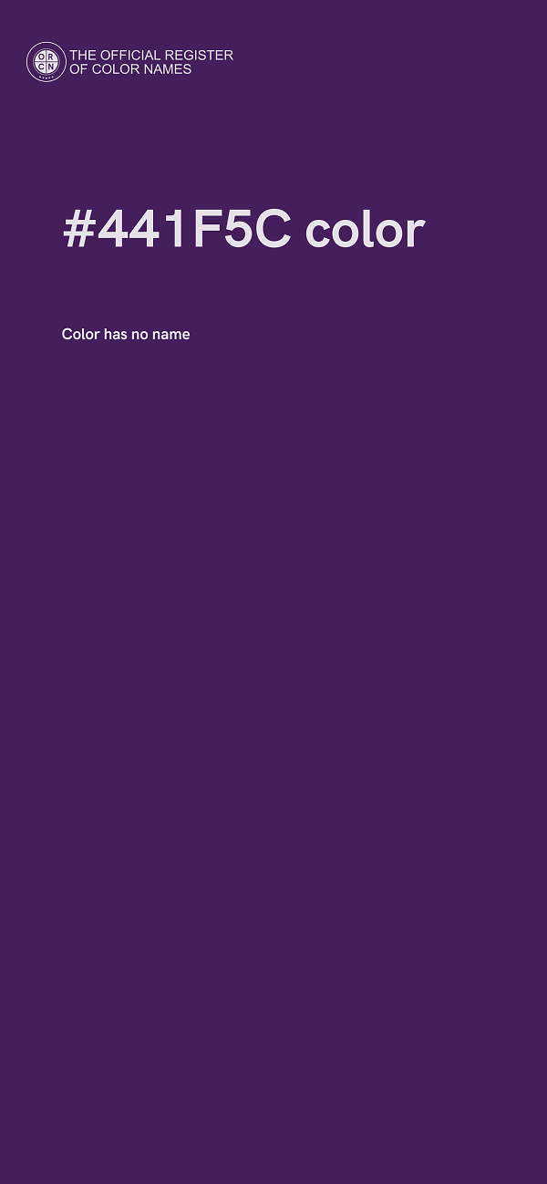 #441F5C color image