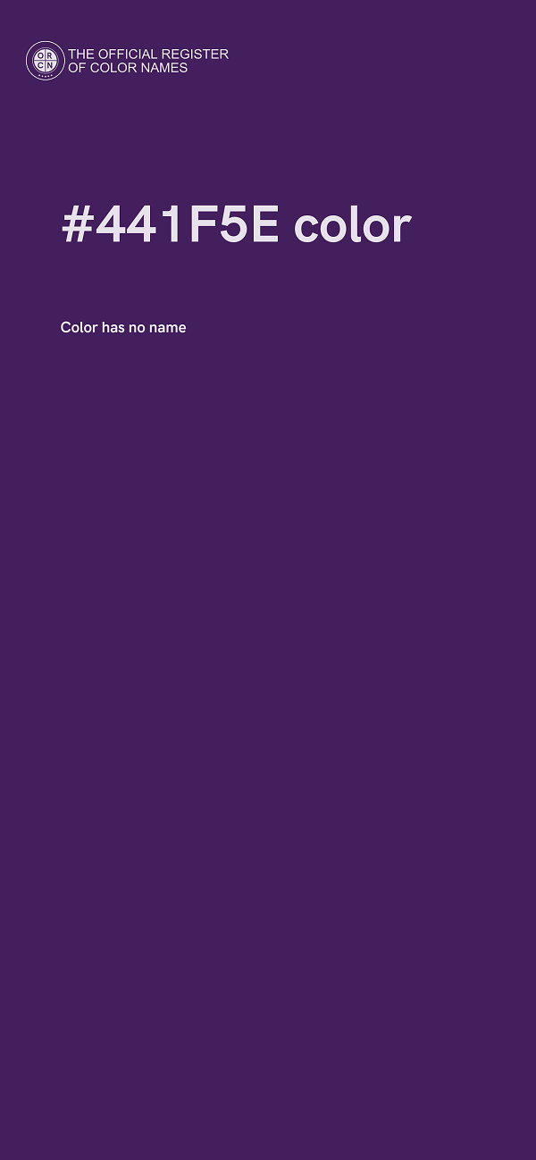 #441F5E color image