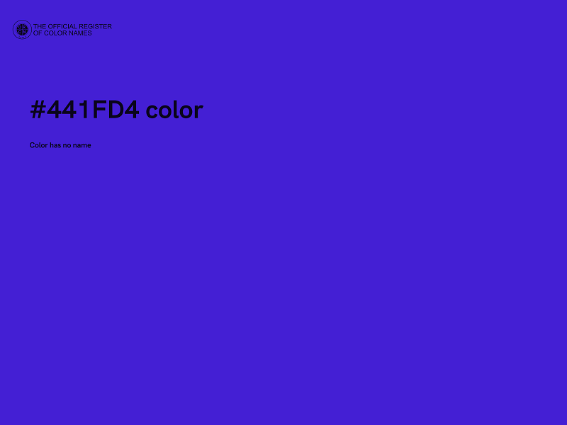 #441FD4 color image