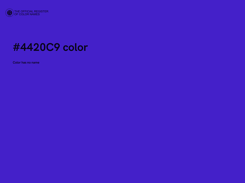 #4420C9 color image