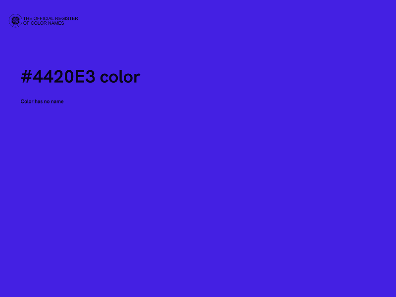 #4420E3 color image