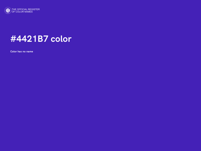 #4421B7 color image
