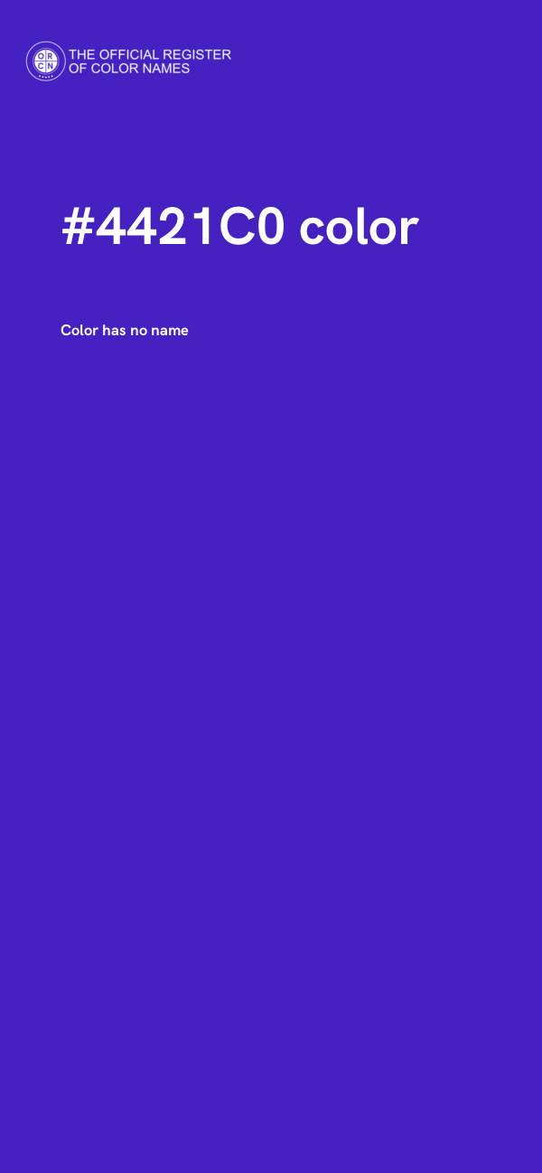 #4421C0 color image