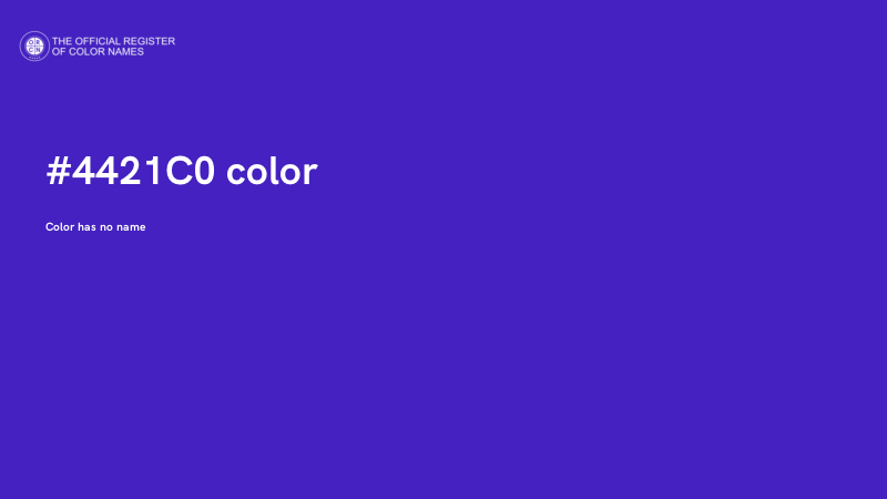 #4421C0 color image