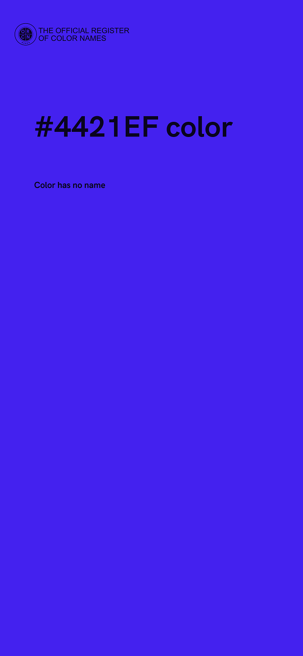 #4421EF color image