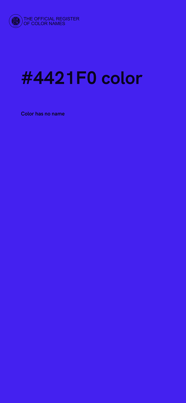 #4421F0 color image