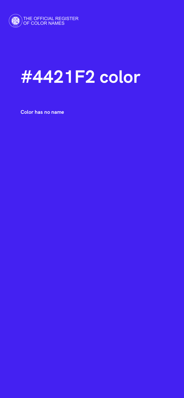#4421F2 color image