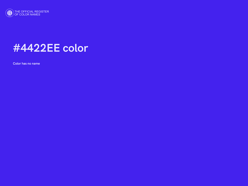 #4422EE color image