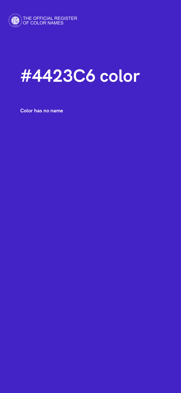 #4423C6 color image