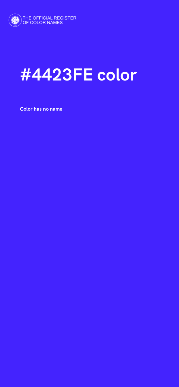 #4423FE color image