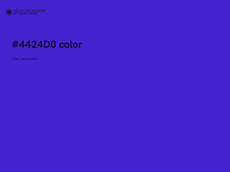 #4424D0 color image