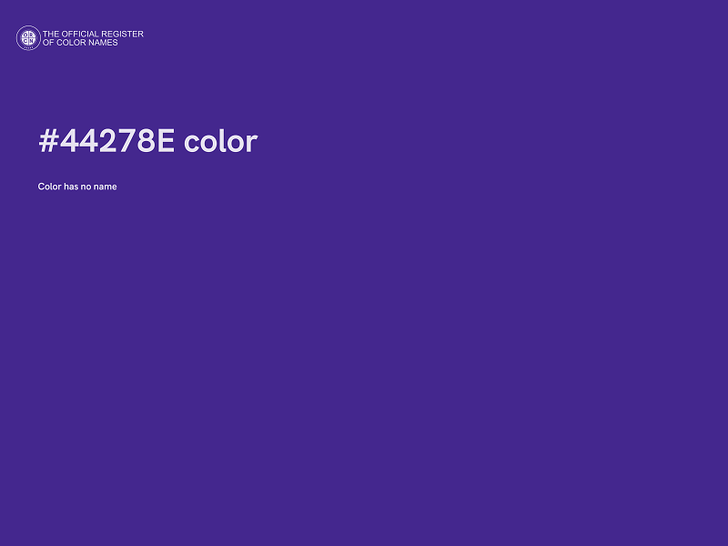 #44278E color image