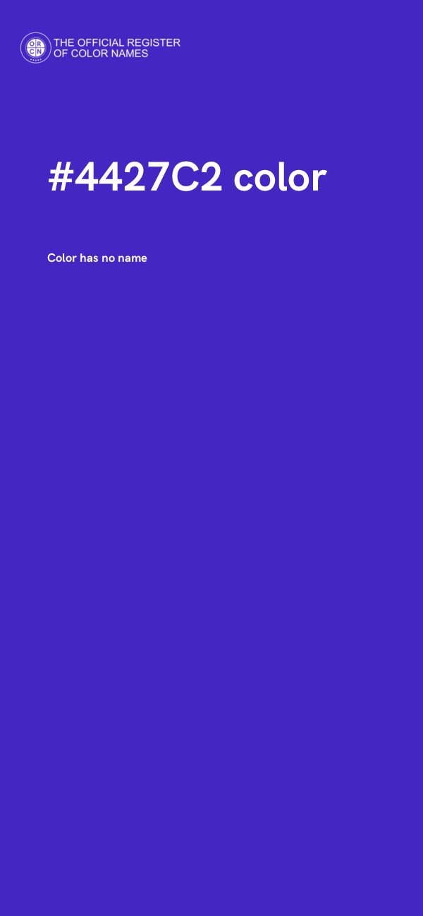 #4427C2 color image