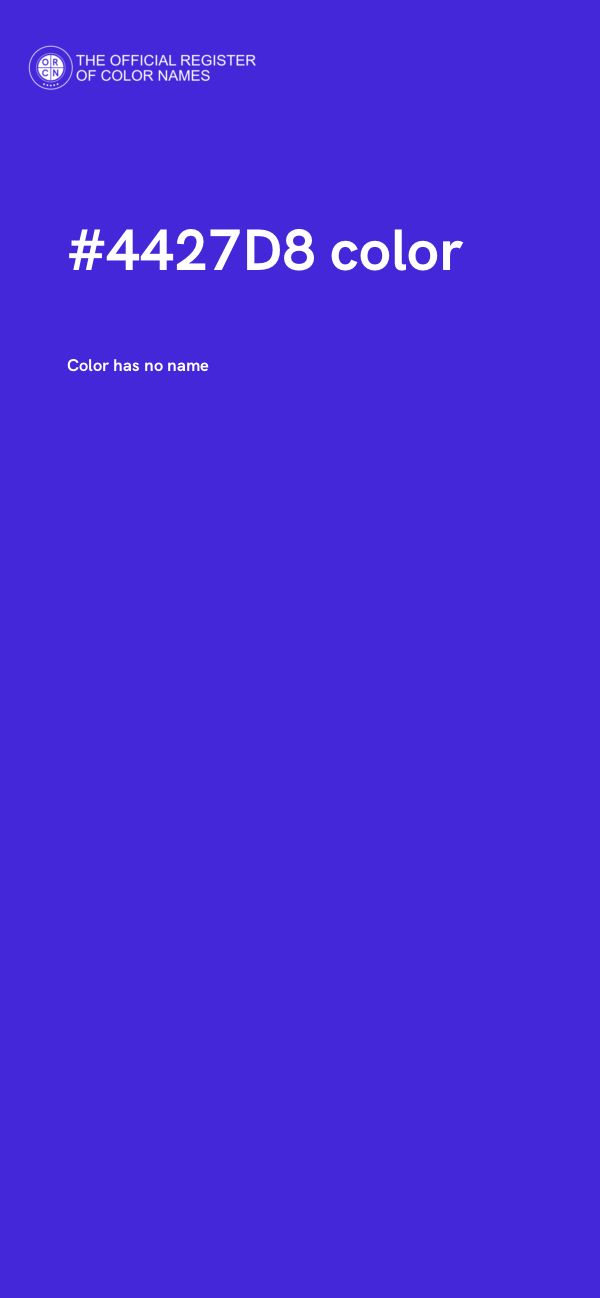 #4427D8 color image