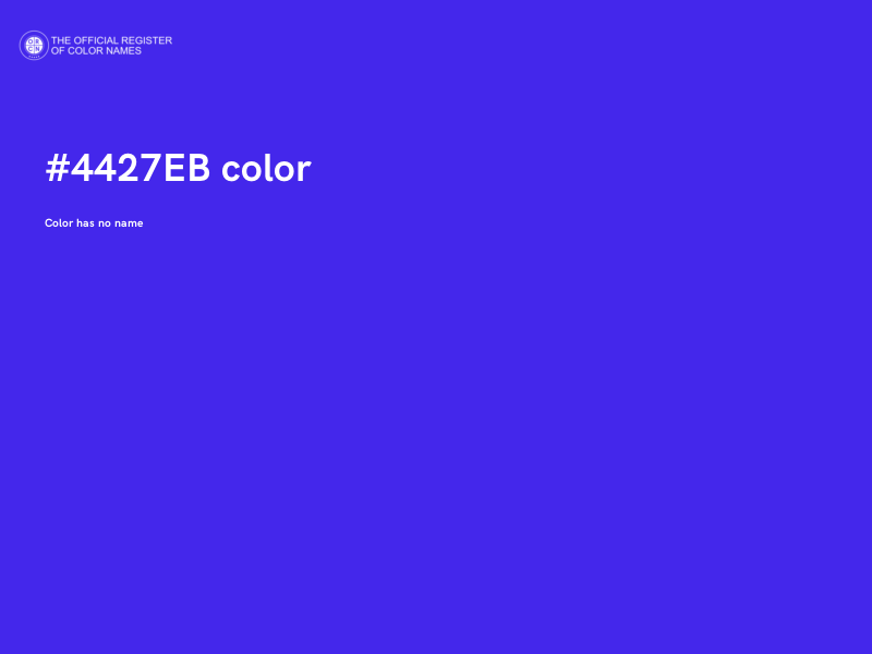 #4427EB color image