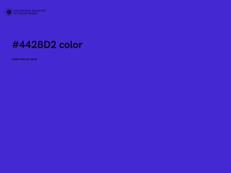 #4428D2 color image