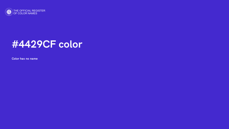#4429CF color image