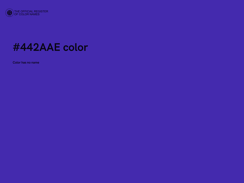 #442AAE color image