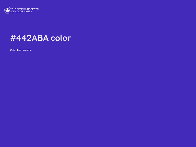 #442ABA color image