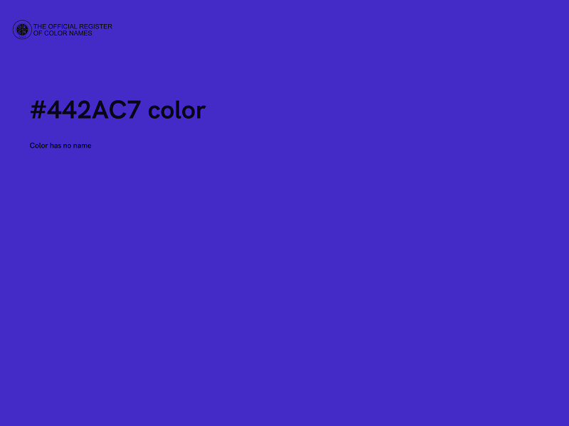 #442AC7 color image