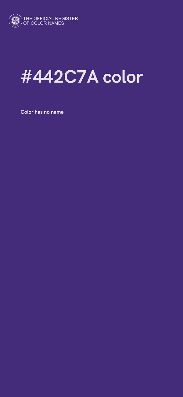 #442C7A color image