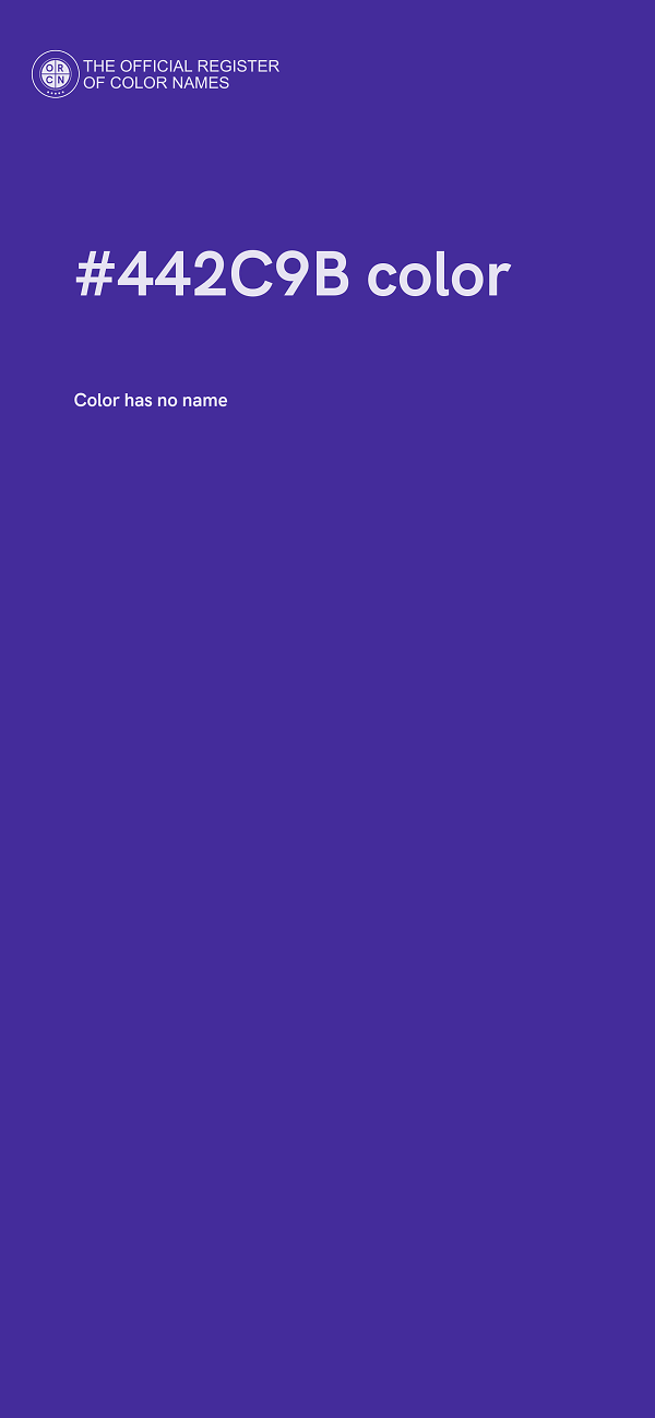 #442C9B color image