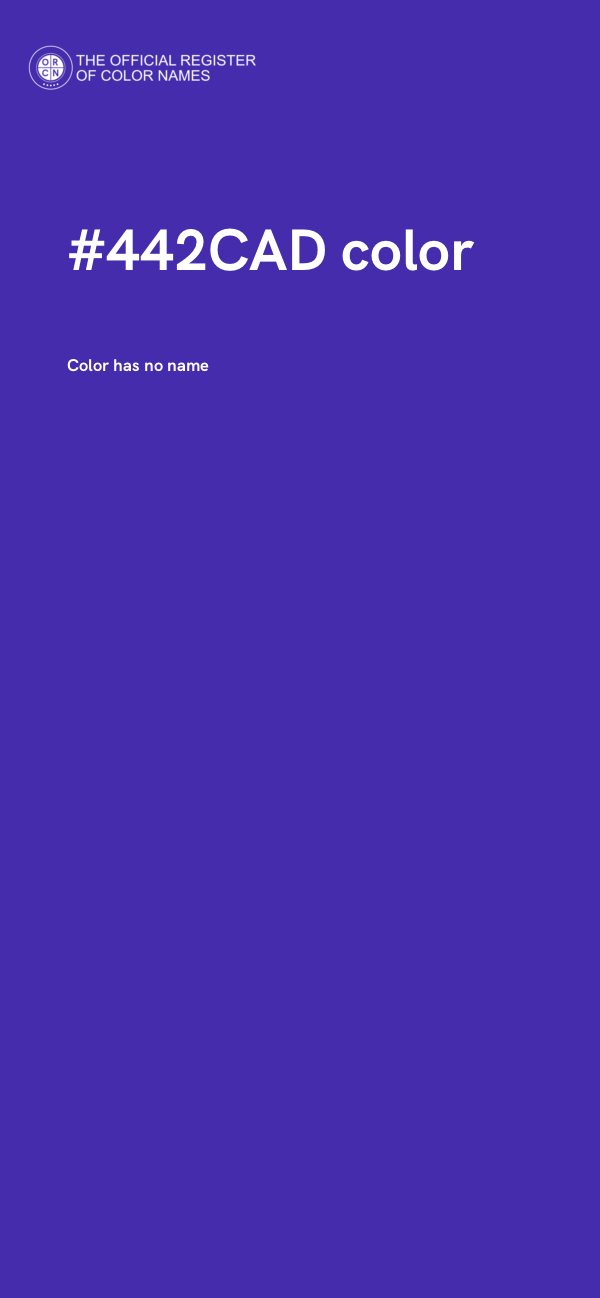 #442CAD color image