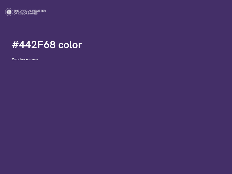 #442F68 color image