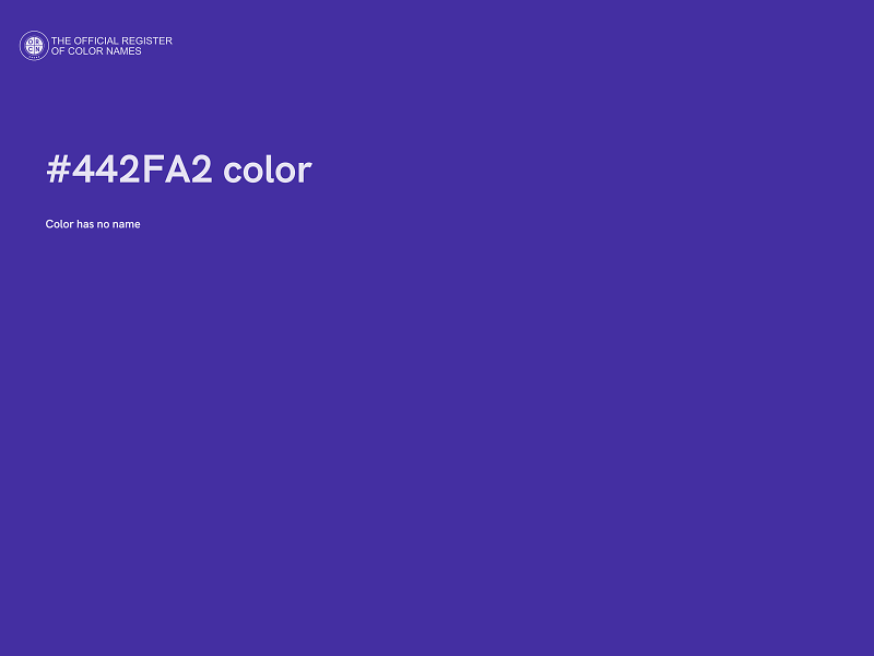 #442FA2 color image