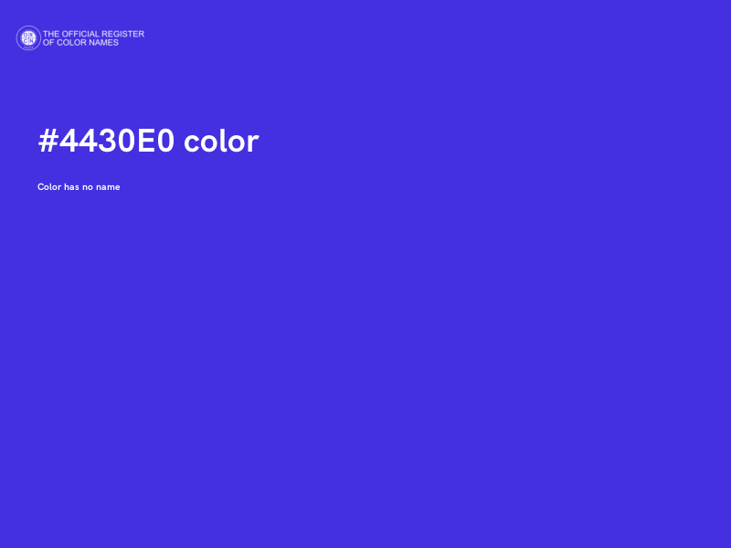 #4430E0 color image