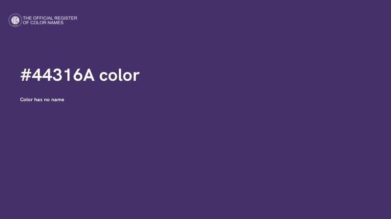 #44316A color image