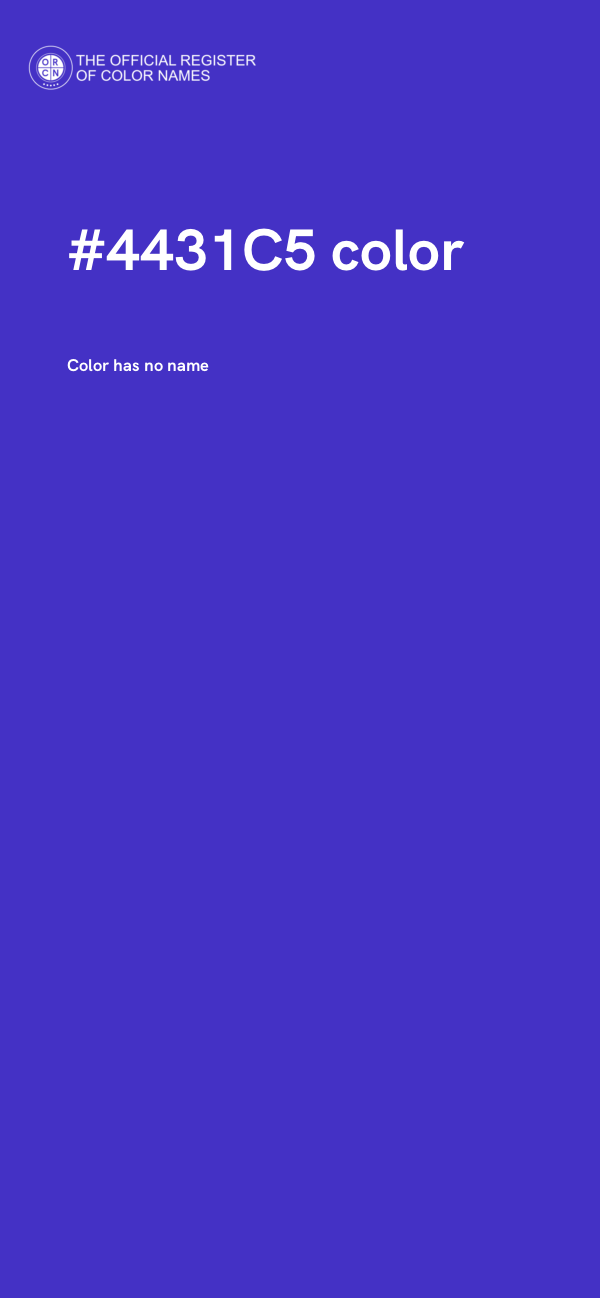 #4431C5 color image