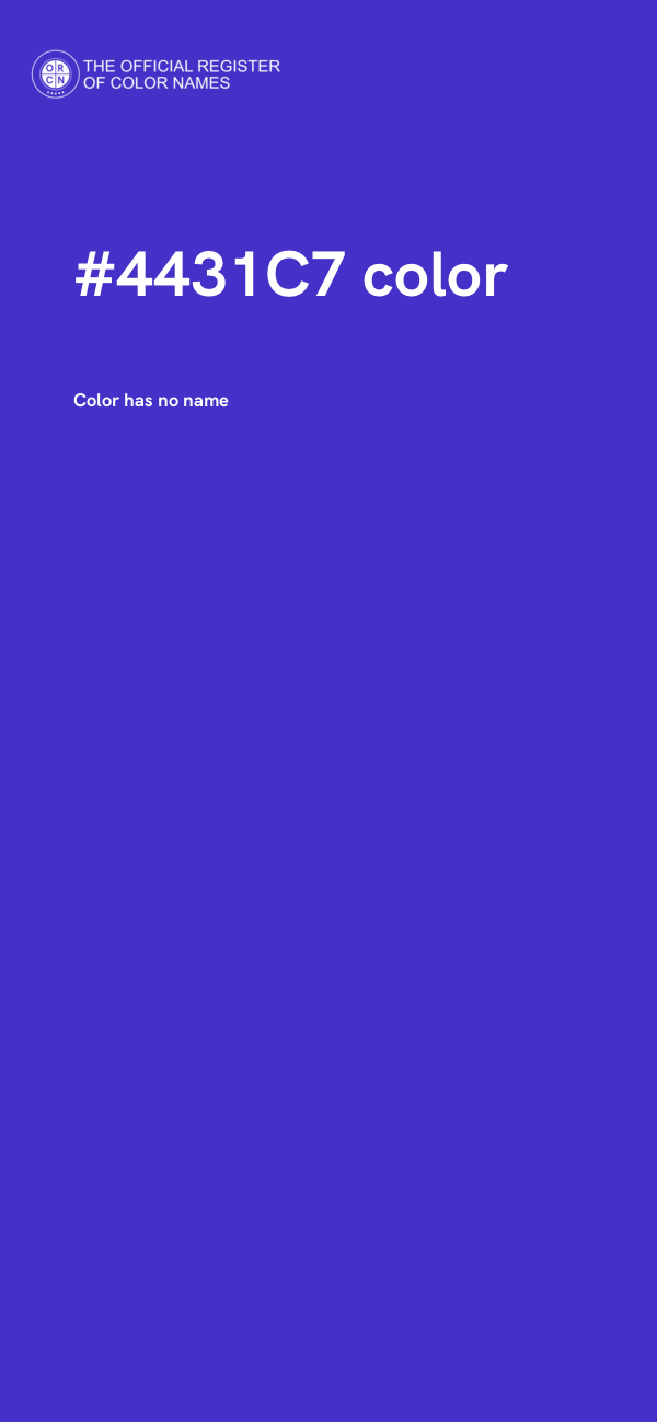 #4431C7 color image