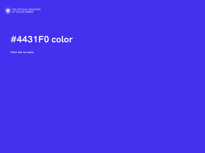 #4431F0 color image