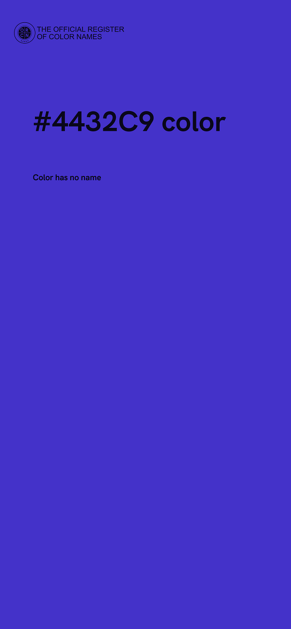 #4432C9 color image