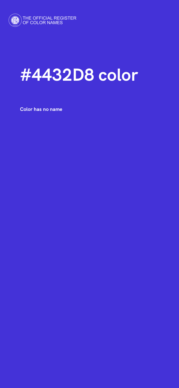 #4432D8 color image
