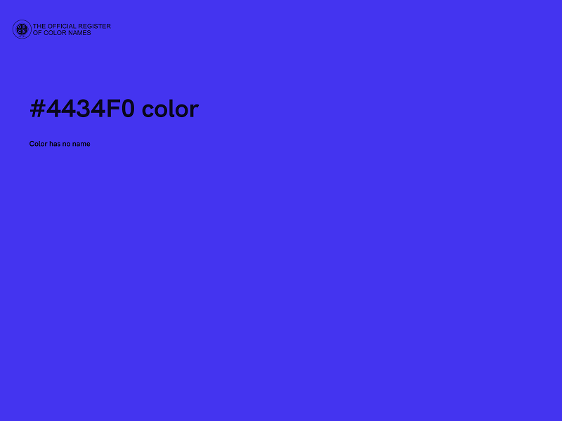 #4434F0 color image