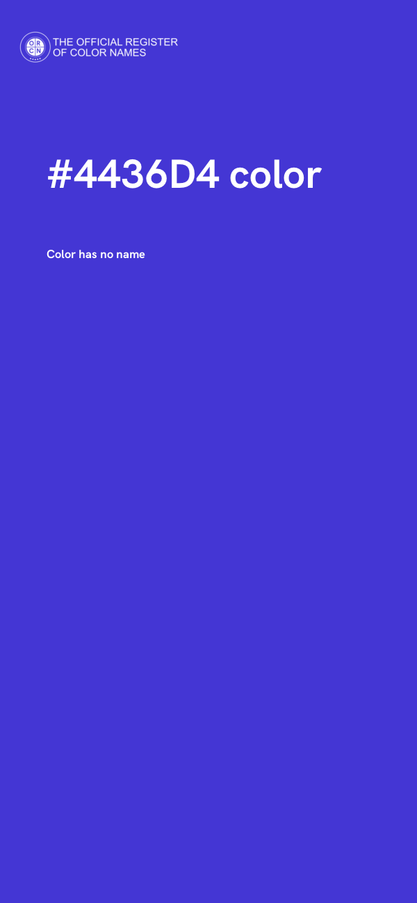 #4436D4 color image