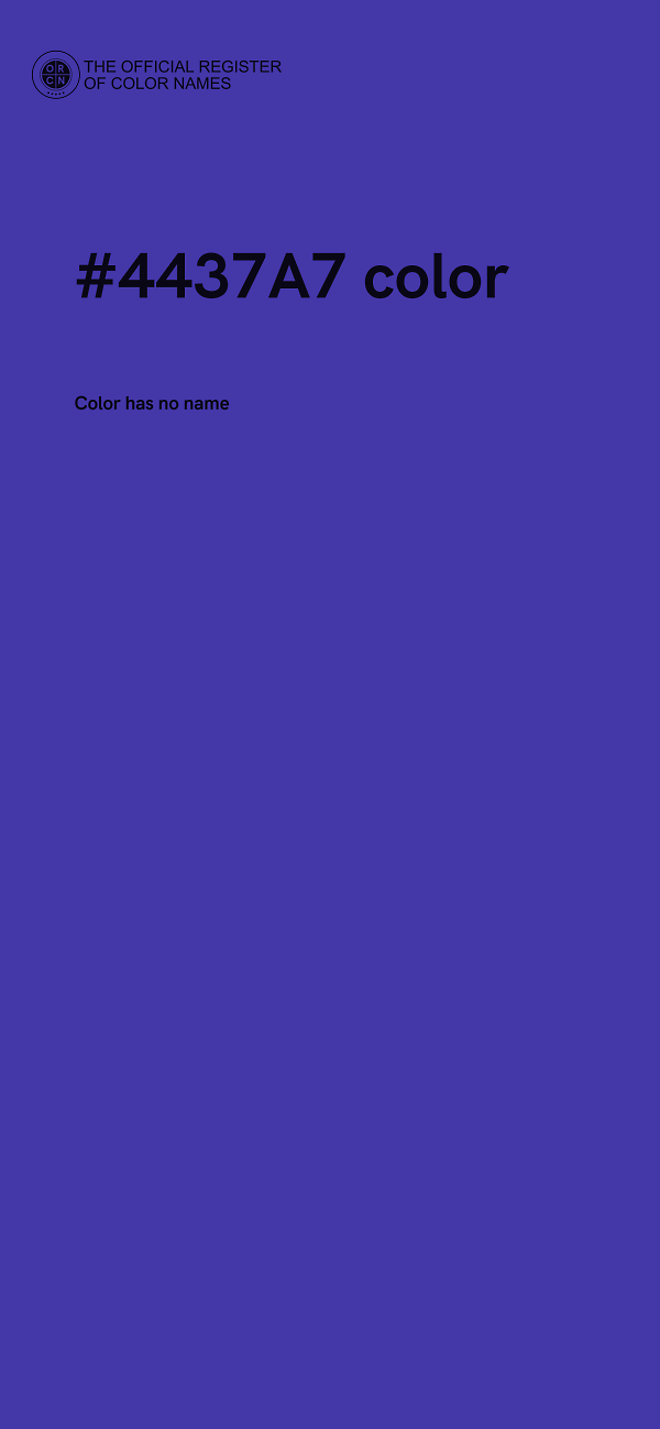 #4437A7 color image