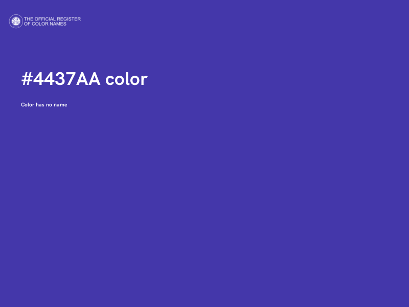 #4437AA color image