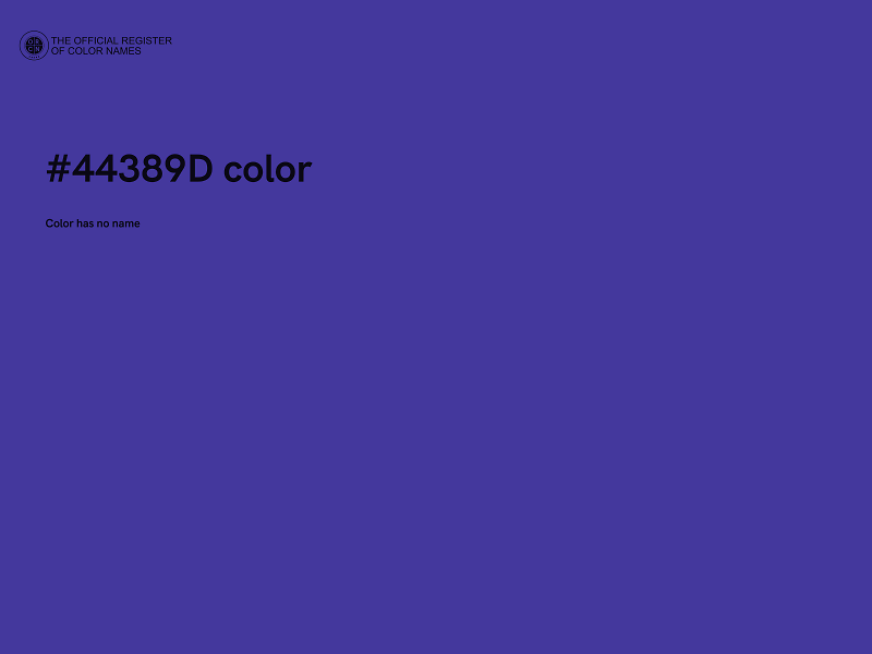 #44389D color image