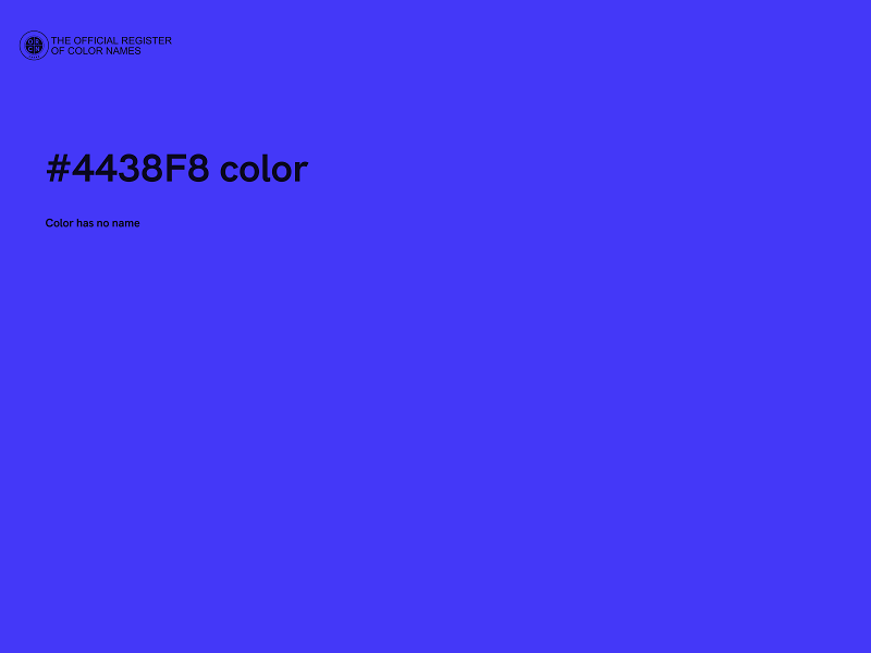 #4438F8 color image