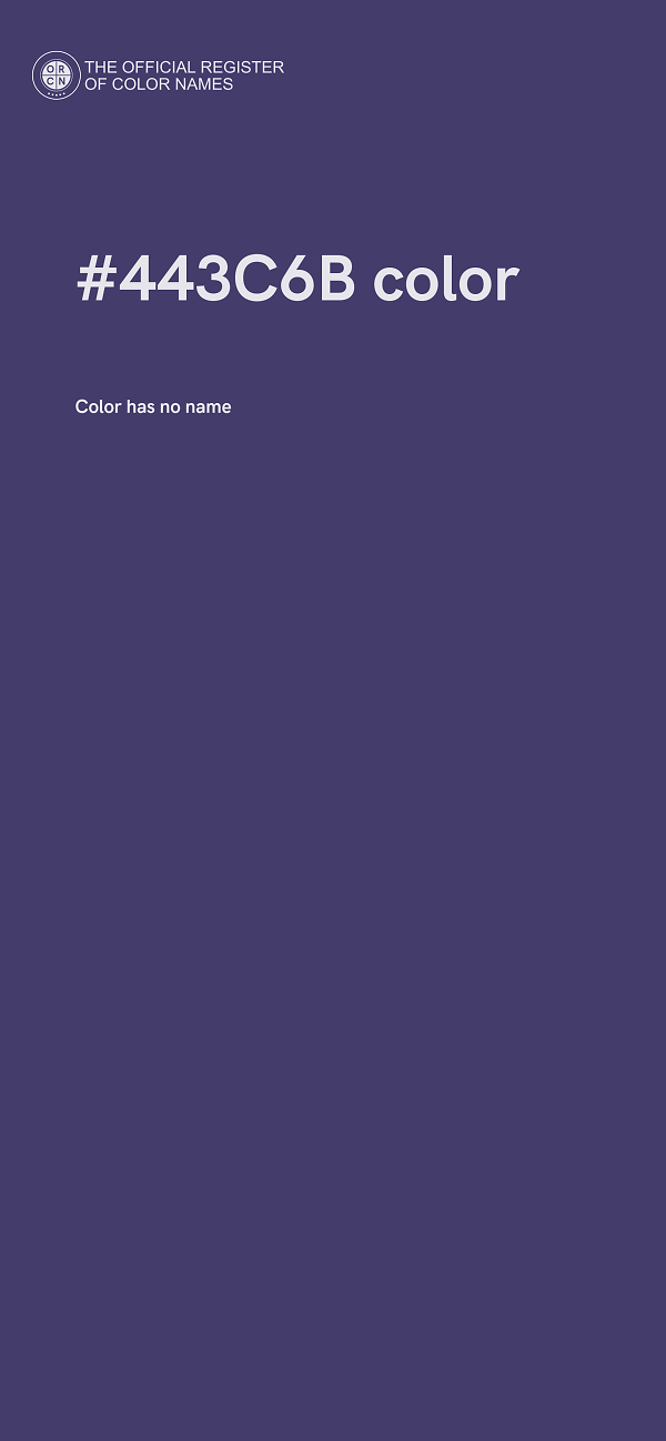 #443C6B color image