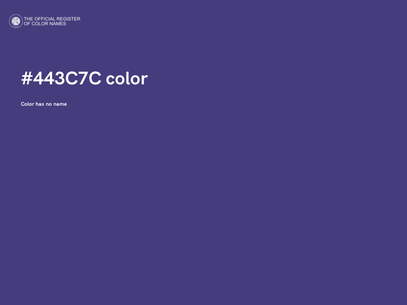 #443C7C color image