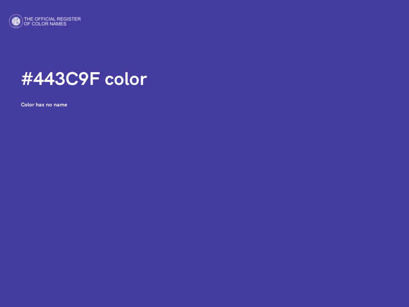 #443C9F color image