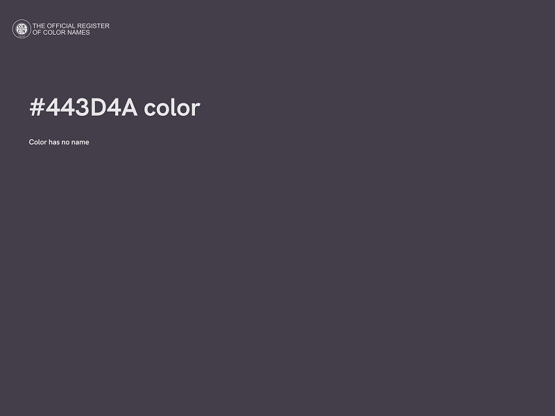 #443D4A color image