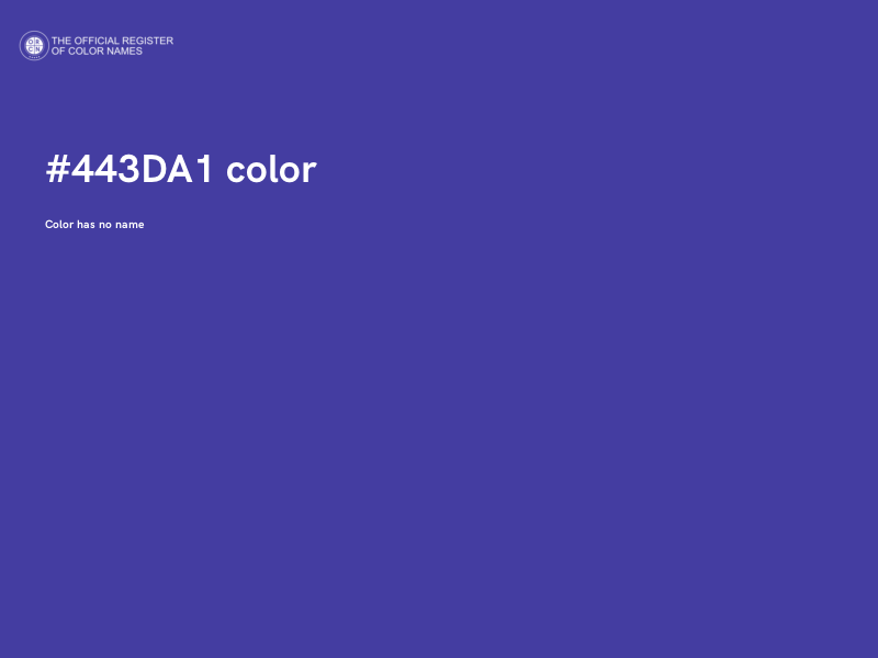 #443DA1 color image