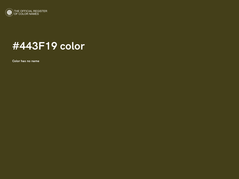 #443F19 color image