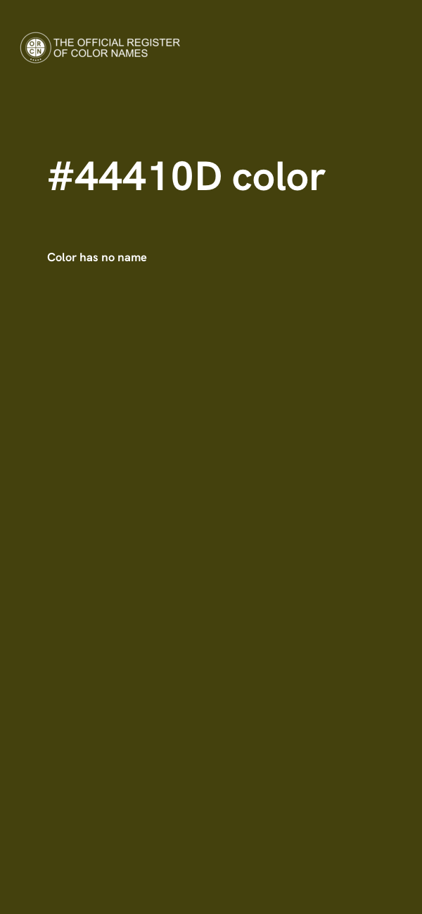 #44410D color image