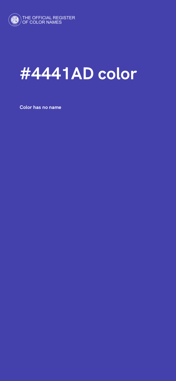 #4441AD color image